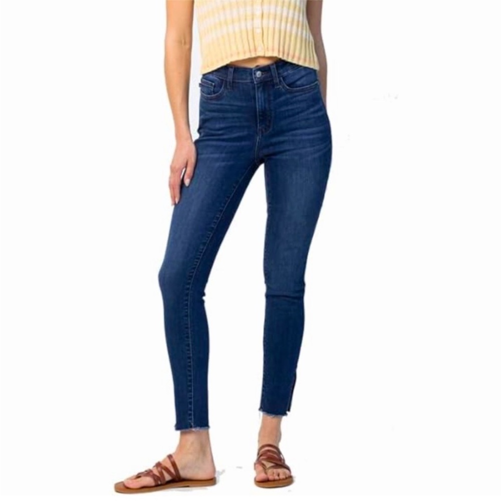 Judy Blue High Waist Side Slit Skinny Jeans 11 / 30.